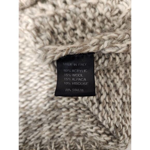 Berretti Tan Wool Blend Sweater in Small - Picture 4 of 7